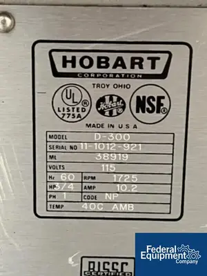 USED Hobart 30 Quart Hobart Mixer, Model D-300