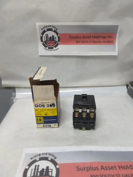 New | in-Stock SQUARE D QOB315 Miscellaneous Equipment (Electrical & Power) Ohio US | Surplus Asset Holdings #1243677