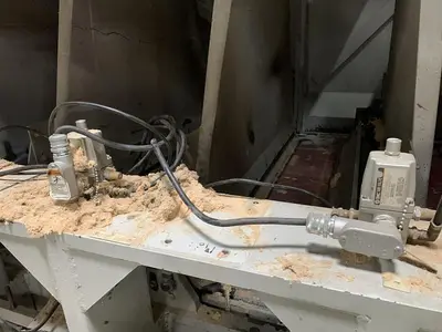 MISC. SPARE PARTS REMOVED FROM TIMESAVERS 252-4IC, 52", 4-HEAD WIDE-BELT SANDER