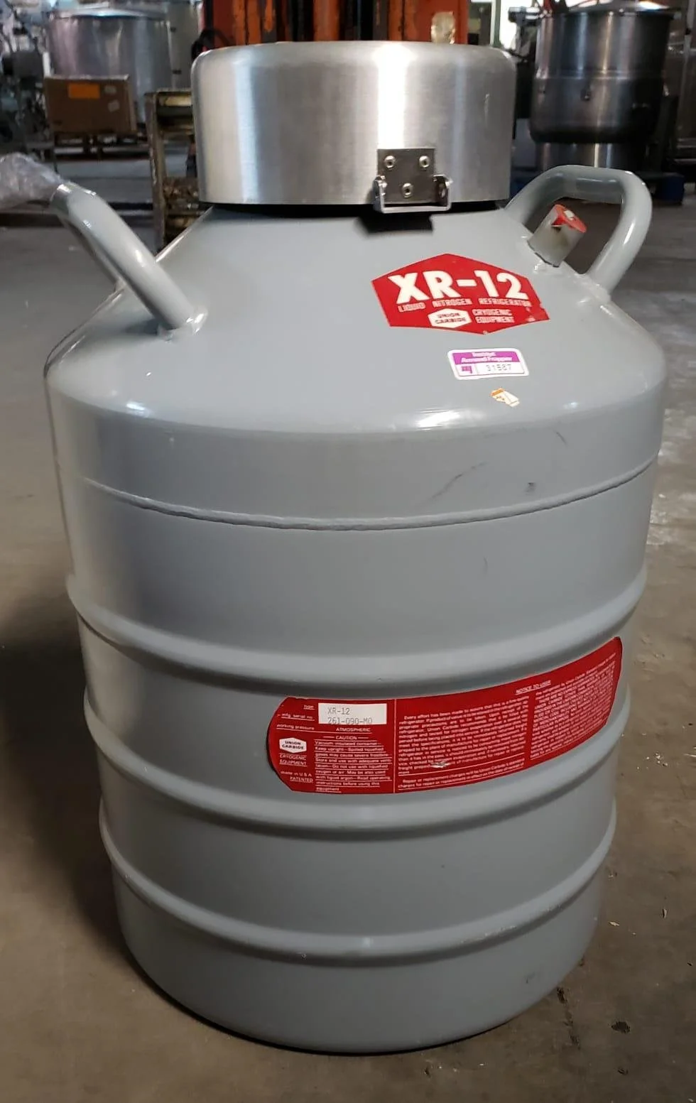 Cryogenic / NITROGEN Refrigerator tank # 7100