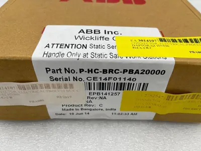 NEW SEALED ABB ASEA BROWN BOVERI P-HC-BRC-PBA20000 / PHCBRCPBA20000 K-2097