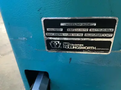 Used HOLLINGSWORTH H270 Pneumatic Presses Ohio US | HGR 24 #1311902