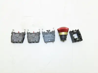 Schmersal EDRR40RT/2X303/GB E-Stop Pushbutton Kit Mushroomhead 38.5mm 103008214