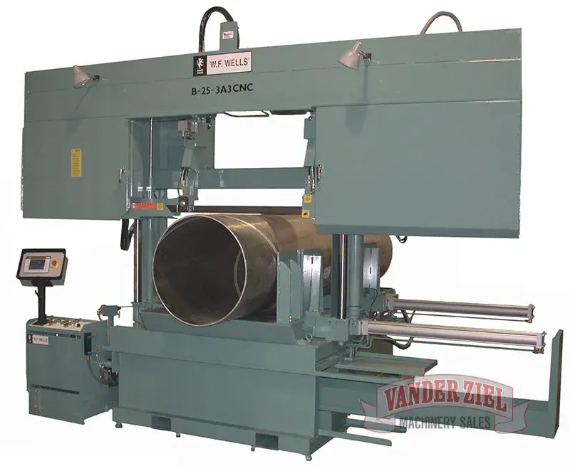 New | in-Stock W.F. WELLS B-25-3A3-CNC Horizontal Band Saws Michigan US | Vander Ziel Machinery Sales #480341
