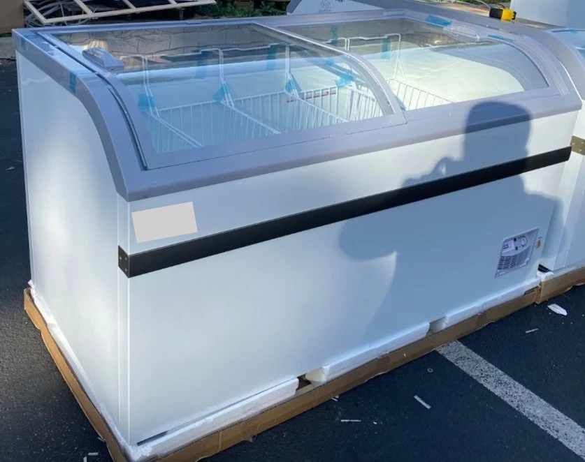 171-0003 58” Island Self Contained Chest Freezer Display Case