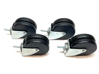 Used Payson Casters Heavy Duty Dual Wheel Caster 5" LOT OF 4 Casters Michigan US | Maverick Industrial Sales #1394886