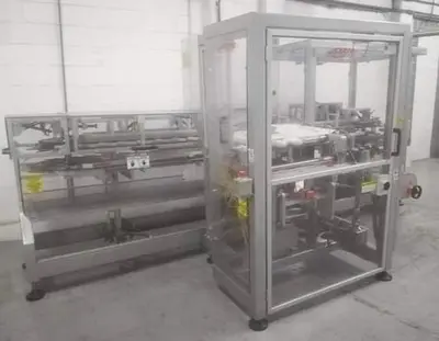 Serpa model 120 stainless steel vertical cartoner for bottles