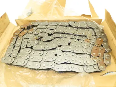 Tsubaki RC-60 RF Chain 10' Long Conveyor Double Pitch 1" *PICS