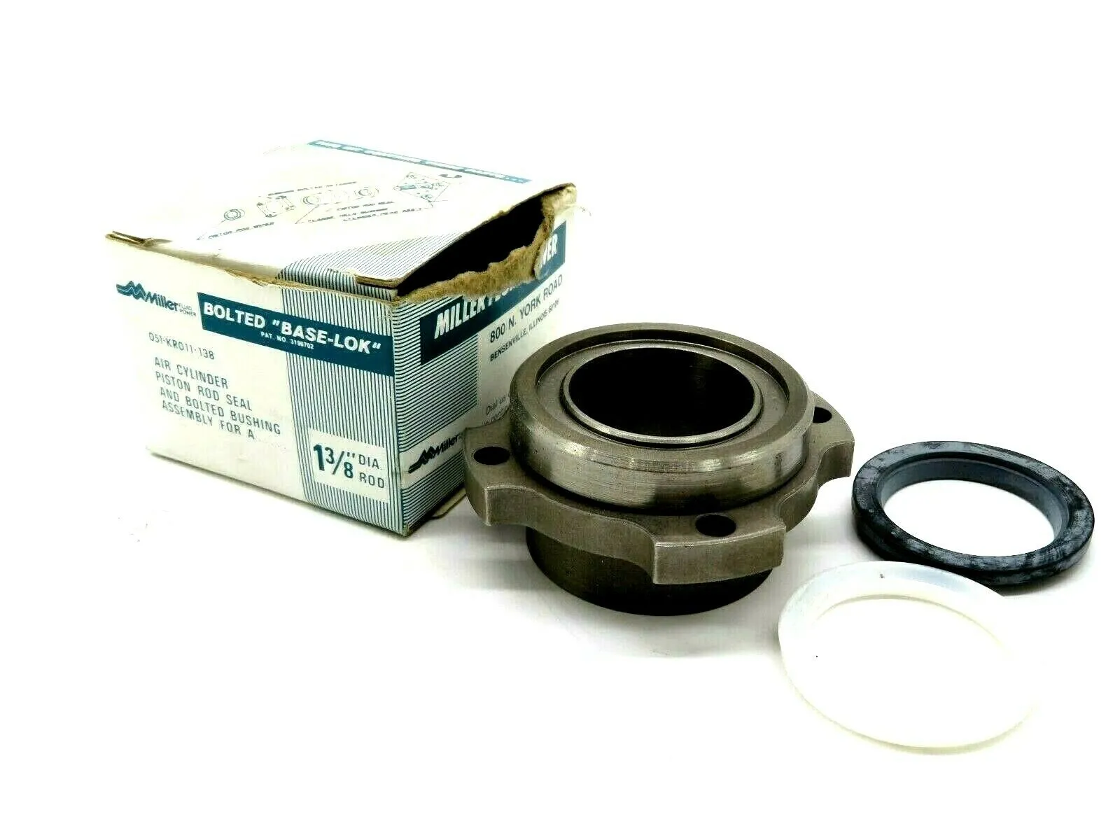 NEW MILLER FLUID POWER 051-KR011-138 PNEUMATIC CYLINDER 051KR011138