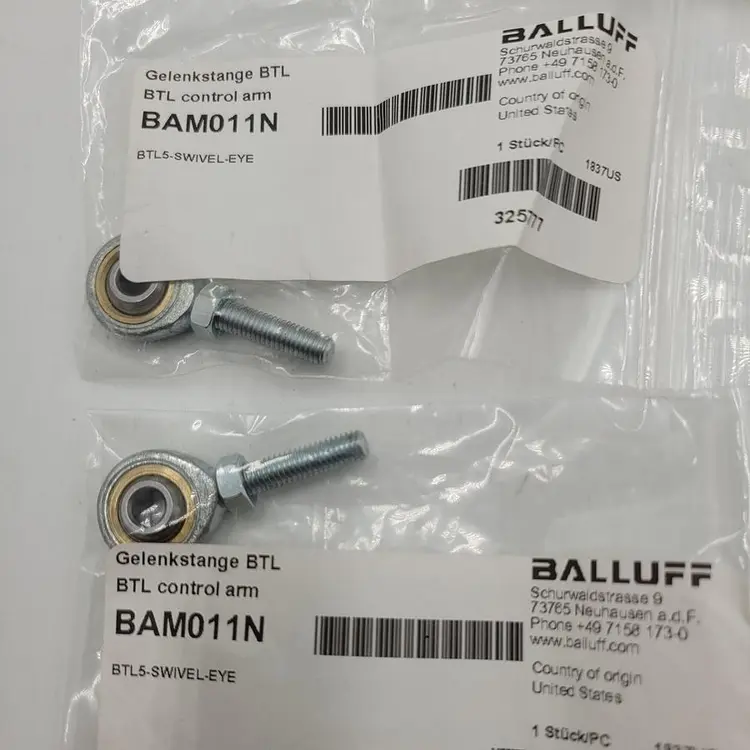 Used BALLUFF BALLUFF BAM011N SWIVEL EYE FOR LINEAR TRANSDUCER, ALUMINUM/STEEL, BTL5 SERIES *NEW IN OEM PACKAGING* Transducers | ND Industrial Surplus #1225847
