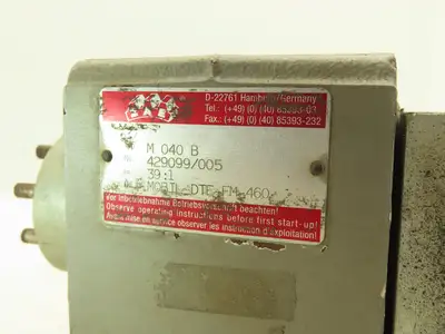 Schubert 4DF71B-4 Gearmotor 39:1 Ratio Reducer 43rpm .25kw 240/480VAC 3PH