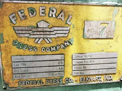 USED FEDERAL FEDERAL 7 PRESS
