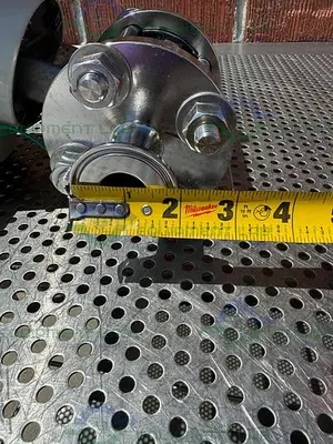 USED YOKOGAWA ADMAG CA202SN MAGNETIC FLOWMETER W/ 1" SANITARY FITTING