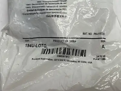 | Allen Bradley 194U-LOTO Ser. A Disconnect Locking Attachment, Padlock Accessory - New