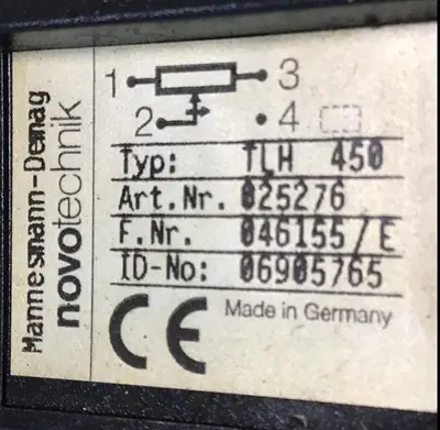 USED NOVOTECHNIK TLH450