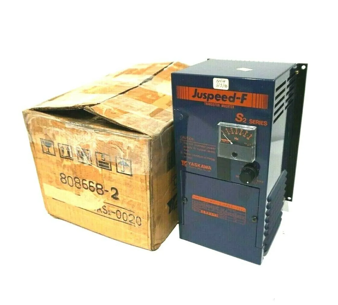 NEW YASKAWA CIMR-G08AS2-0020 JUSPEED-F TRANSISTOR INVERTER SER.S2 CIMRG08AS20020