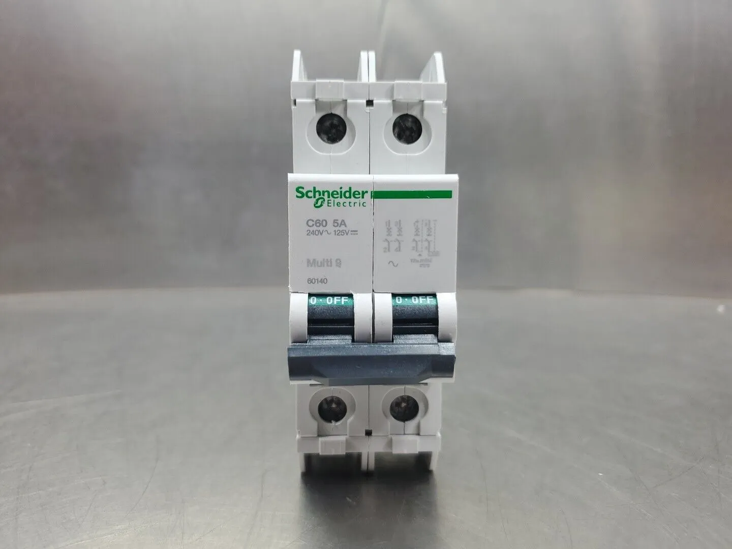 Schneider Electric 60140 (C60 5A) Multi 9 Circuit Breaker. 4A-33/1