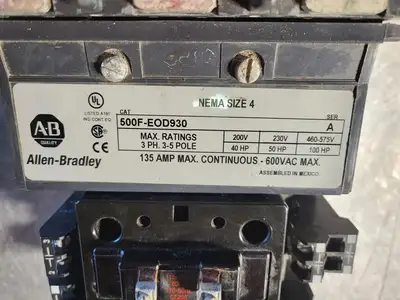 USED ALLEN-BRADLEY 500F-EOD930