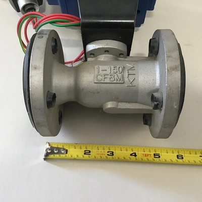Habonim Compact H25 SR-2A2BR Full Port Pneumatic Ball Stainless Steel Valve 1″