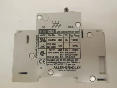 ALLEN BRADLEY 1492-CB3-G150 CIRCUIT BREAKER 1492CB3G150