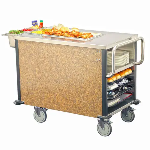 Lakeside 6754 SuzyQ™ Hot Food Cart w/ (1) Well - Stainless, 110-120v