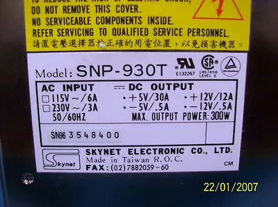 USED SKYNET SNP-930T