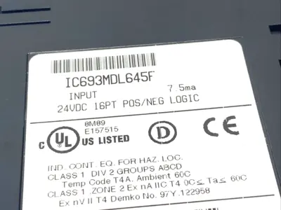 USED GE FANUC IC693MDL645