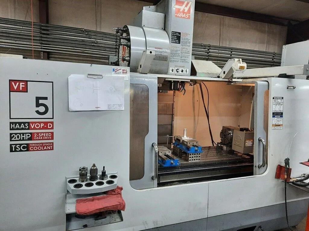 Used 2006 HAAS VF-5B/40 Machining Centers, Vertical 33863 | Machnet