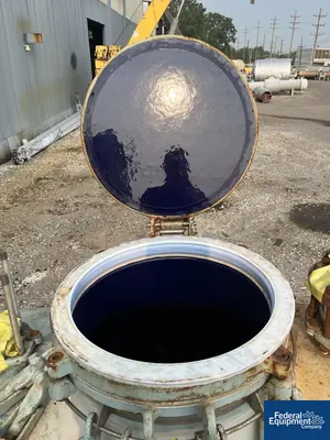 USED Pfaudler 500 Gal Pfaudler Glass Lined Horizontal Chemstore Receiver Tank, 55#