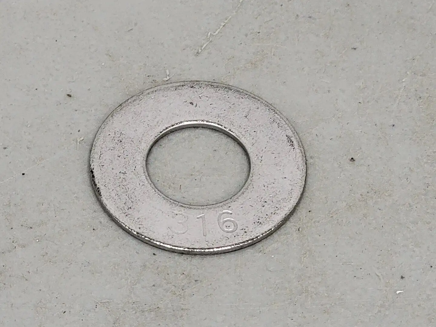 5/8" Flat Washer 316 Stainless Steel 1-1/2" OD (Box of 100)