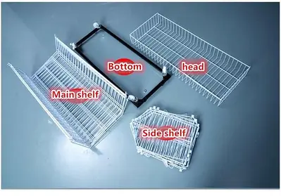 5 layer Grid Shelf Shelves Retail Display 20*19*55 -various sizes available - SEE VIDEO