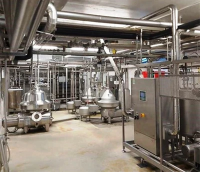 Kalt/GEA Westfalia 24 TPD complete cheese plant.