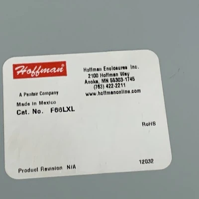 NEW Hoffman F66LXL