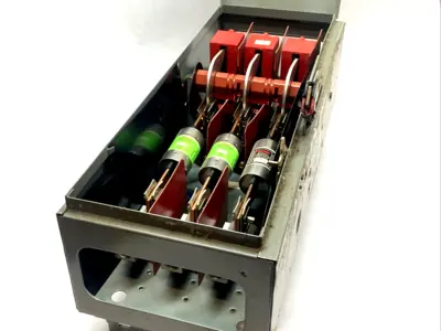 USED SQUARE D BY SCHNEIDER ELECTRIC SER. E1 FUSIBLE PANELBOARD SWITCH UNIT 3-POLE 200A 600VAC