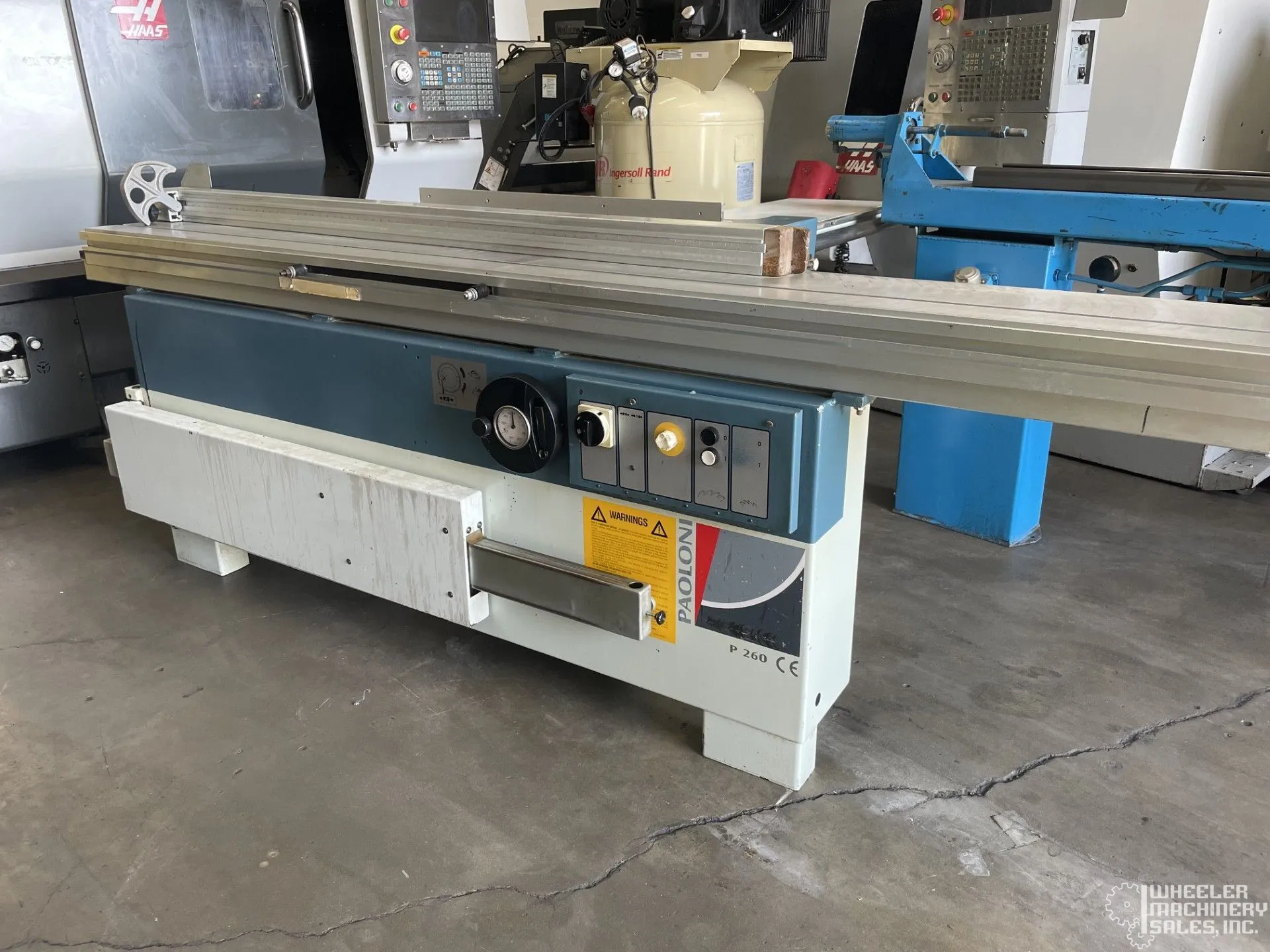 1998 PAOLONI P260 Sliding Table Saw #7959 #1