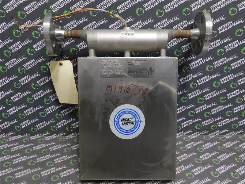 Micro Motion DS065S241SU Flow Meter -240° to 177°C  –400° to +350°F 1"x1/2" Used