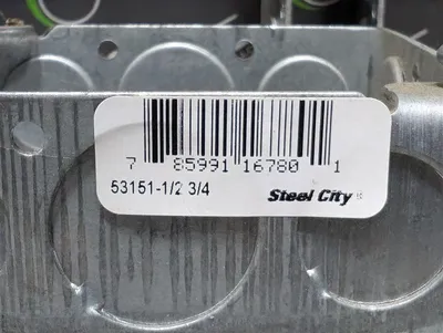 Lot of 10 Steel City 53151-12 3/4 Outlet Box Extension Rings New