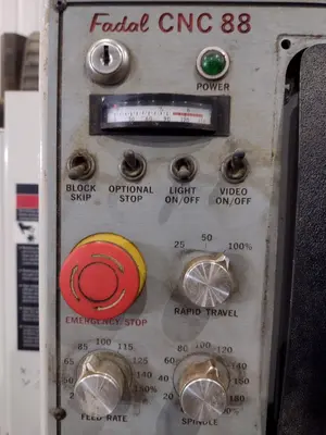 FADAL MODEL #VMC3016 VERTICAL CNC MACHINING CENTER: STOCK #23059