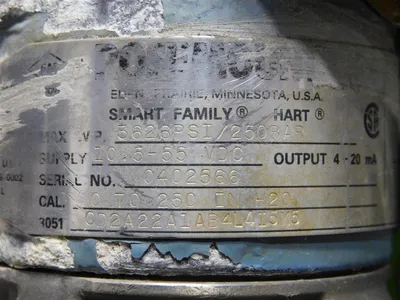 USED ROSEMOUNT ANALYTICAL 3051 CD2A22A1AB4L4I5M5