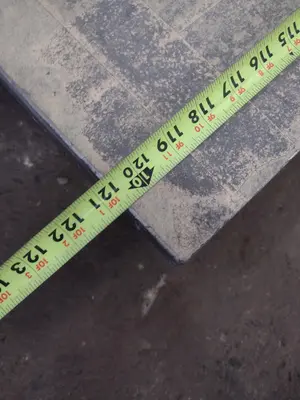 10' X 6' X 13" STEEL LAYOUT TABLE: STOCK #23784