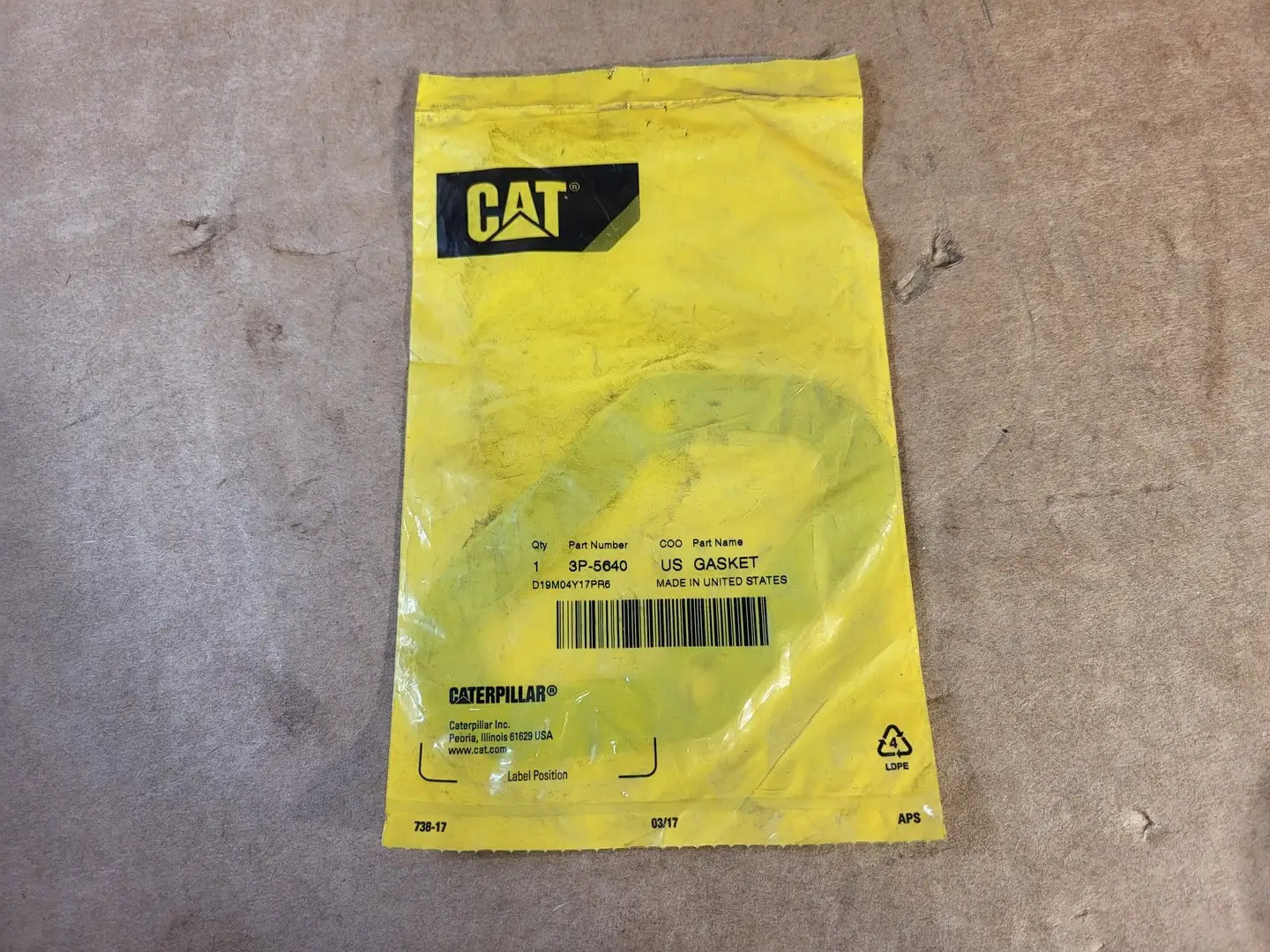 NEW CATERPILLAR 3P-5640