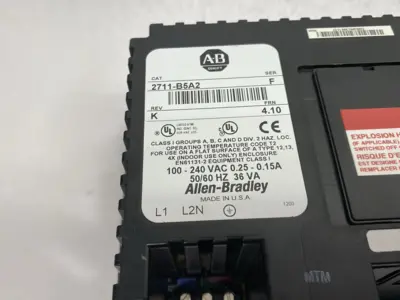 USED ALLEN BRADLEY SER. F PANELVIEW 550 STANDARD OPERATOR TERMINAL HMI