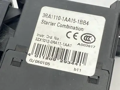 Used Siemens Contactor Starter Combination 1.1-1.6A 400VAC 24VDC Starters Michigan US | Maverick Industrial Sales #1401933