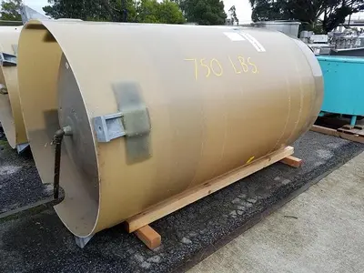 Tank, 1,165 Gallon, FRP, 58" X 94", Design Tanks #S742633