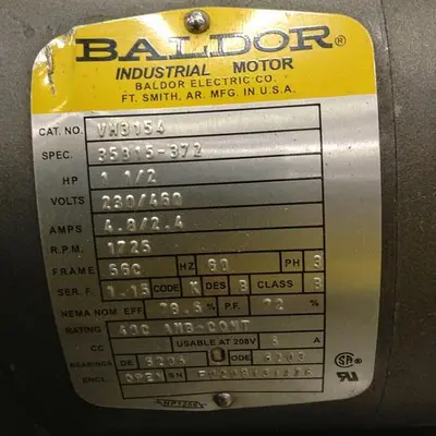 USED BALDOR VM3154
