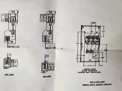USED SQUARE D CHU365AWK
