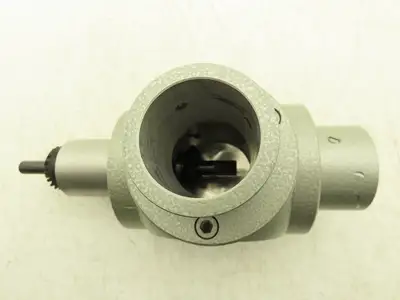 Right Angle Inline 1:1 Gearbox Low Torque Manual Power 10mm Shaft 40mm Fitting
