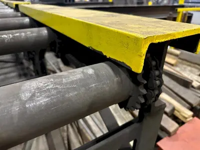 60' X 42" POWERED ROLLER CONVEYOR: STOCK #22909