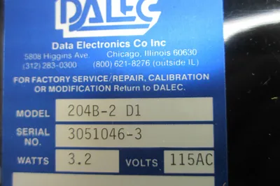 NEW NEWPORT 204B-2 D1 DIGITAL PANEL METER 204B2D1