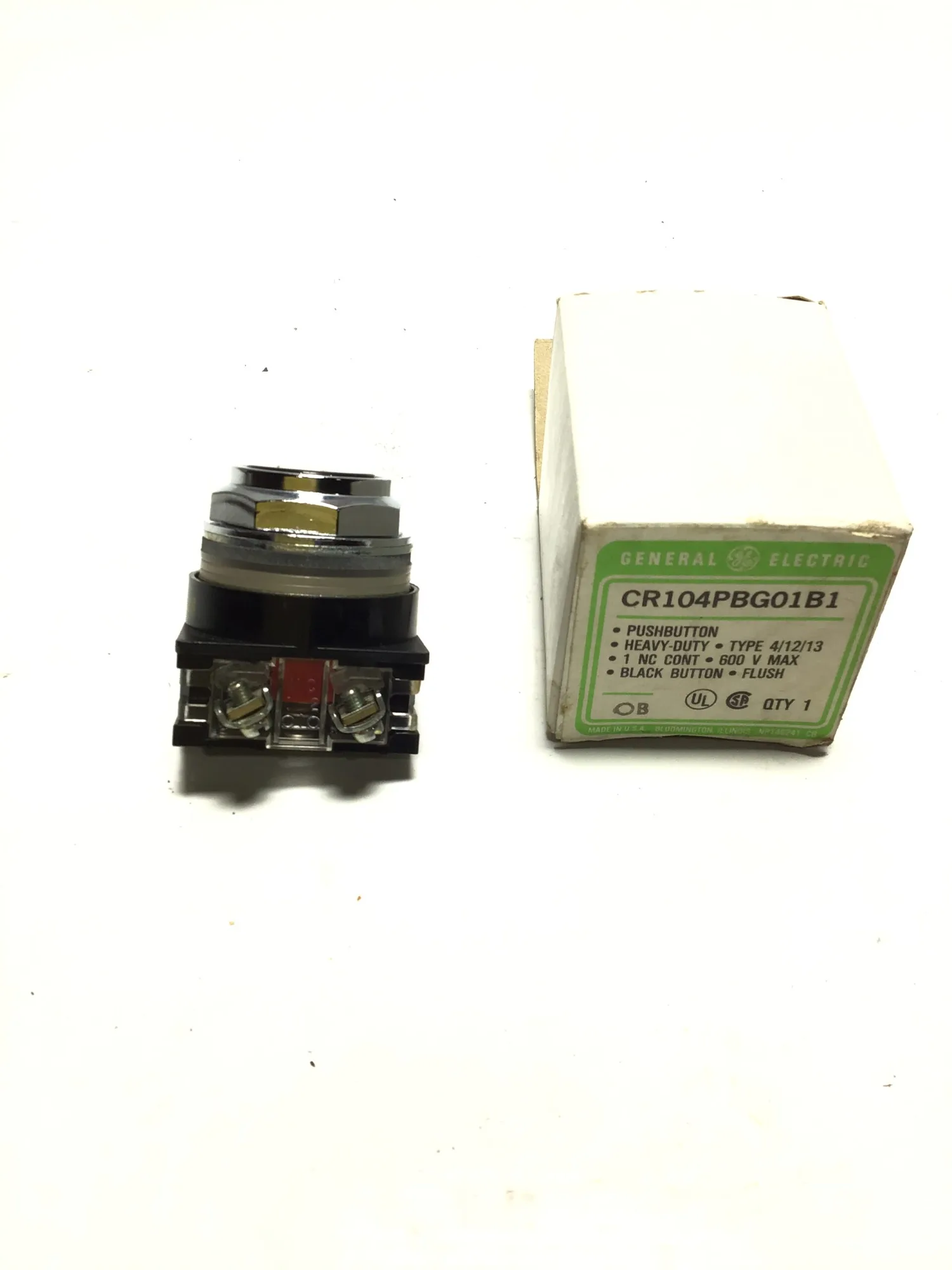 General Electric CR104PBG01B1 Heavy Duty Pushbutton